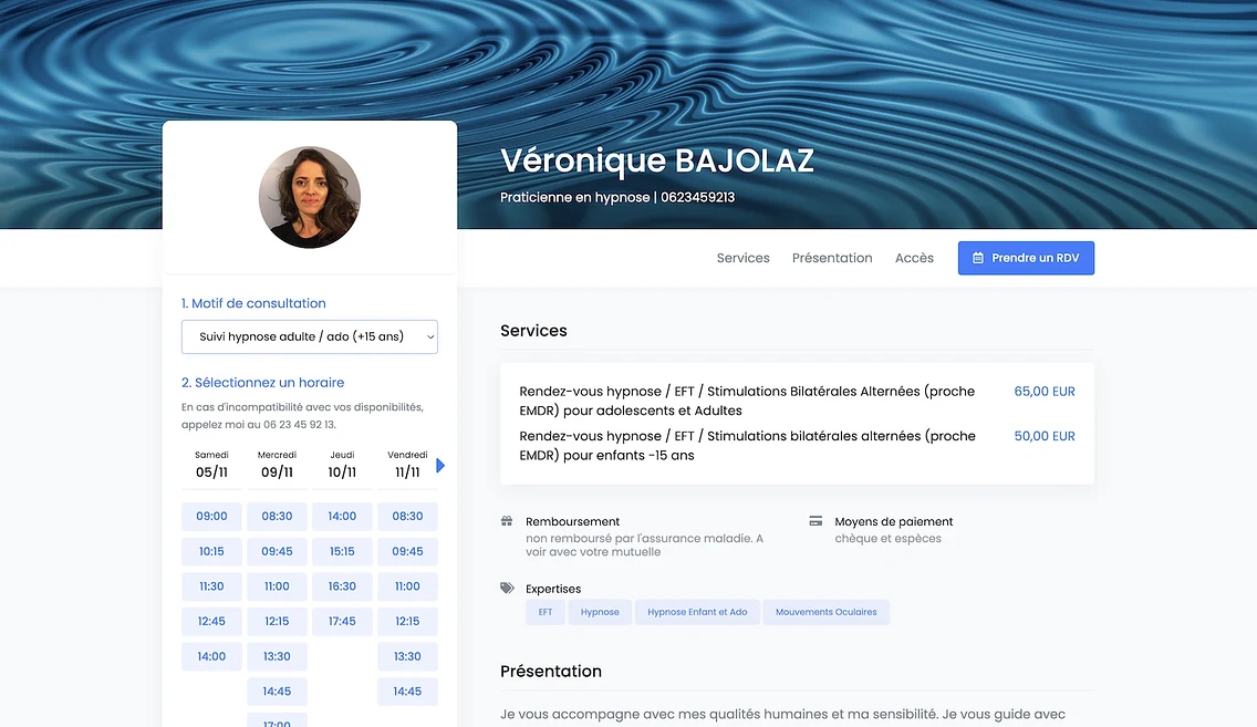 Véronique Bajolaz - Praticienne en hypnose.webp | PERFACTIVE